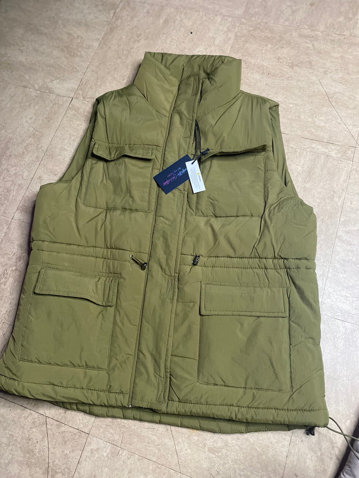 Oversized Cargo Utility Vest